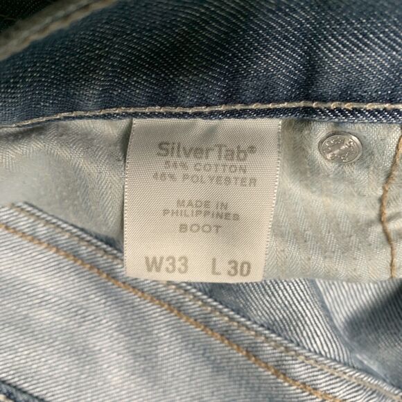 Levis Silver Tab Jeans 33x30 (actual 34x27) Wide Baggy Loose **INSEAM ALTERED** - Picture 16 of 16